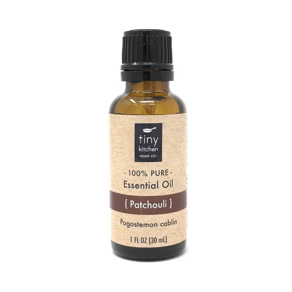 Pure Patchouli Essential Oil - Pogostemon cablin (30 mL / 1 fl oz)